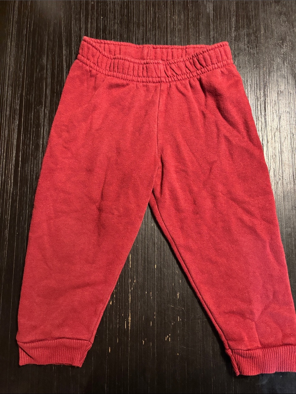 ☀️3/$15 bundle☀️ Garanimals Red Fleece Jogger Pants